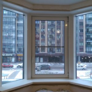 Эркерное противопожарное окно / серия FRM1018