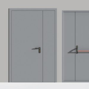 Противопожарная дверь 2300×1600 / серия FRM55444